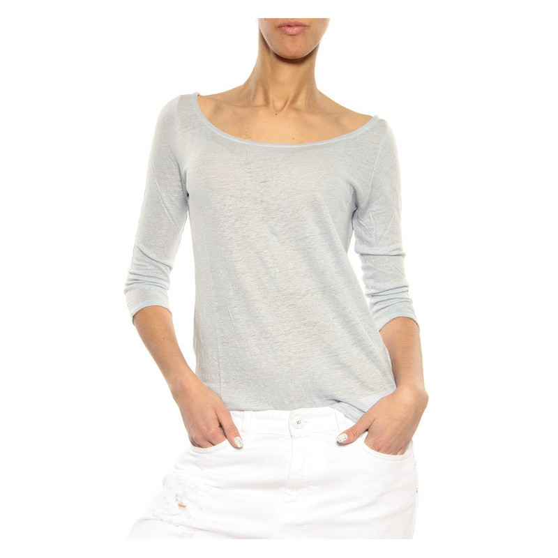 T-Shirt Majestic Filatures light blue